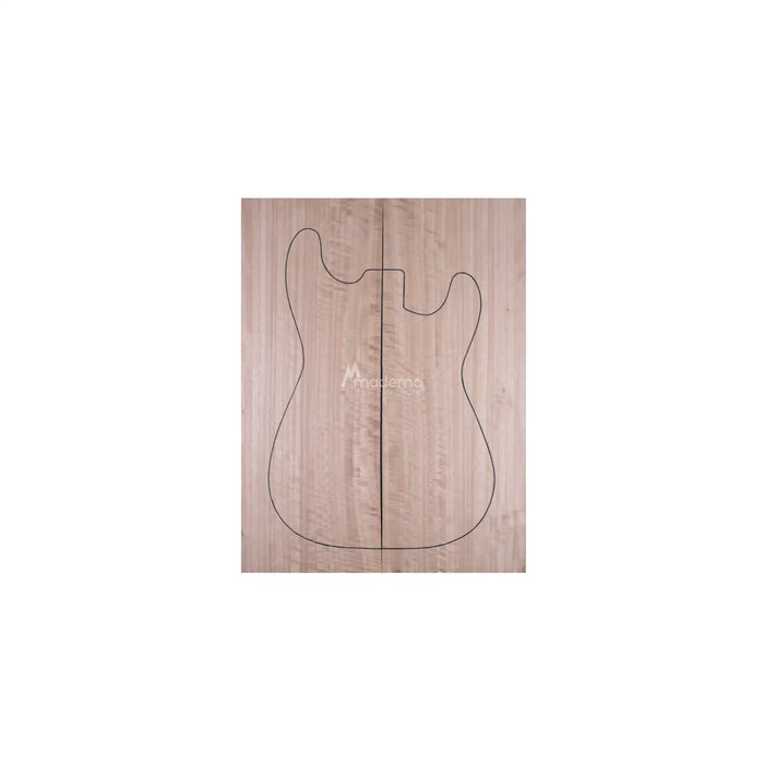 Tapa Carved Top Guitarra Eléctrica eucalipto flameado