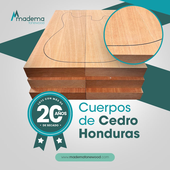 Cuerpo Guitarra Electrica Cedro de Honduras