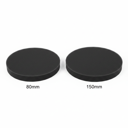 Esponja Pulir Autogloss Black 80mm