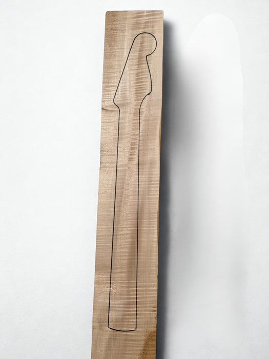 Mastil Guitarra Arce Flameado Primera