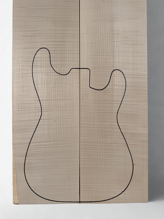 Tapa Drop Top Arce Flameado Especial